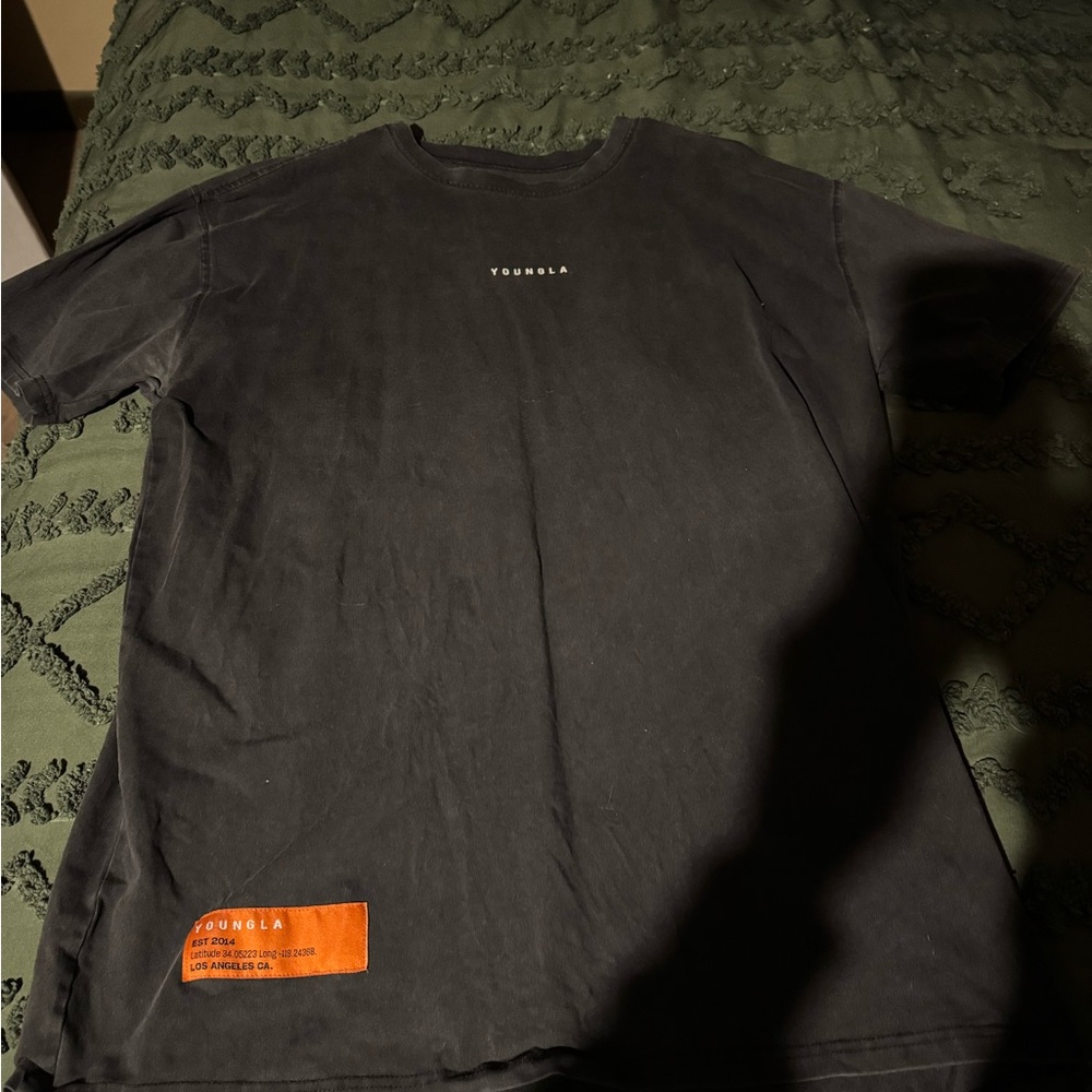 YoungLA Charcoal Men's Short Sleeve Tee